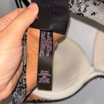 Victoria's Secret  Very Sexy Strapless Black Lace Pink Bow Bra Photo 5