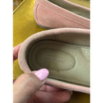 Women's Lands' End Pink Suede Loafers Size 7.5 Photo 3