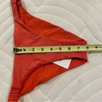 l*space Leonie Bikini Bottoms in Orange Metallic Textured Small NWT Photo 6