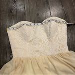 Mori Lee  Madeline Gardner Lace Bridesmaid Prom Dress Strapless Women Sz 10 Photo 10