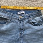 Blue Savvy Size 7 28 high rise rolled cuff blue Jean shorts Photo 2