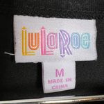 LuLaRoe Black Maurine Dress Lace Bell Sleeves Size Medium Ruffle Hem Witch Goth Photo 4