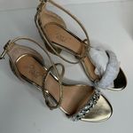 Badgley Mischka  Claudia Glitter Block Heel Photo 2