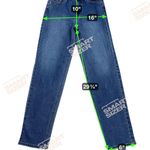 Camila Coelho  Studded Mid Rise Straight Leg Medium Dark Wash Jeans Size 6 Photo 4