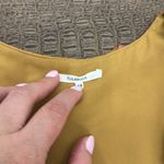 Tularosa  revolve Mustard Yellow Floral Ruffle Mini Dress Long Sleeve XS Photo 4