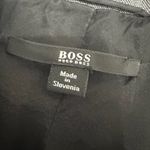 Hugo Boss  size 8 women grey blazer virgin wool office job business professional Photo 1