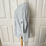 H & M grey boat neck high low long sleeve top Photo 1