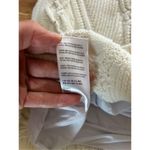 Maeve Anthropologie  Cable-Knit Sweater Skirt Ivory size medium Photo 5