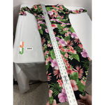 Womans Melrose 8 Floral Sheath Dress Multicolor Back Zip 3/4 Sleeve Lined Midi Photo 5