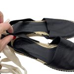 Everlane D’Orsay Leather Black Espadrilles size 8.5 Photo 8