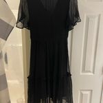 Sundance  Monaco Meet up Tiered Flutter Sleeve Dress XS NWT Photo 2