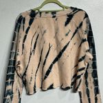 Wildfox Orange Olivia Sweatshirt Spiral Dye Crop Boxy Pullover Sz S NWT Photo 8