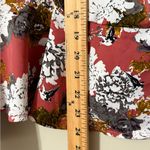 JustFab  women’s size large Floral Wrap v-neck long sleeve top lightweight Photo 8