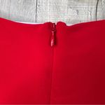 Taylor Woman 14W Crewneck 3/4 Sleeve Red Sheath Ruched Cinched Faux Wrap Dress Photo 9