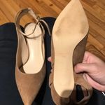 Nine West Shawn Pumps Slingback D'orsay Cutouts Kitten Neutral Straps Ankle Comfy Work Party Tan Mary Jean Sandals summer Photo 5