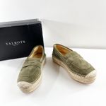 Talbots  Quinn Platform Suede Espadrille Shoes Deep Moss Green 8.5 Photo 2