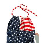 NWT American Flag one piece swimsuit Blue Photo 5