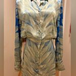 Alexis aqua l/s dress size S Photo 0