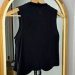 Lululemon black cinched front cropped tank Photo 4