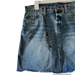 BLANK NYC  100% Cotton Denim Jean Distressed Mini Skirt 30‎ Photo 2