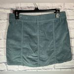 American Eagle  Hi-Rise A-Line Corduroy Zip Front‎ Mini Skirt Women's Size 6 Reg Photo 3