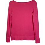 Lilly Pulitzer  Women's Pink Cotton Pullover‎ Sweater Long Sleeve Soft Cozy Small Photo 1