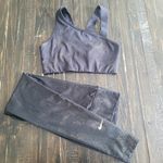 Nike Matching Bra & Legging Set Black Gold Icon Women's Size XS Photo 0