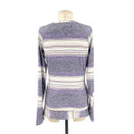 Lululemon  Race Your‎ Pace Long Sleeve Osaka Stripe Heathered Black Grape Size 6 Photo 4