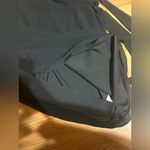 Naked Zebra black sleeveless mini dress tie at waist ladies Large NWT Photo 5