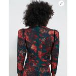 Tuckernuck cotton blend Persimmon Floral Jacquard
Mirabelle Jacket Sz XS NEW Red Photo 3