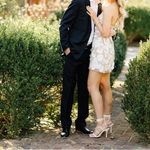 Elliatt  Nyra white ivory‎ floral appliqué Dress Small Photo 2