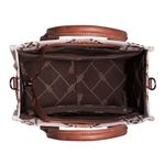 Wrangler NWT! Southwestern Small Canvas Tote/Crossbody in Coffee Photo 4