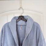 Free People  Blue‎ Larkspur Jordan Small Oversized Jacket Photo 5