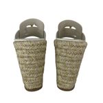 Christian Dior White CD Montaigne Wedge Slide Sandals Photo 11