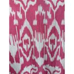 LIVRO Oversized Classic Kurta Caftan Ikat Pink & White Pockets Size XS Photo 8
