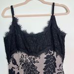 Diane Von Furstenberg  DVF Black 100% Silk Juliet Lace Mini Little‎ Black Dress 8 Photo 2