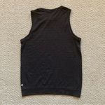 Lululemon Breeze by Muscle Tank II Black Size 4/6 Top Perforated Seamless VEUC Photo 8