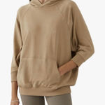 Fear of God Essentials 77 Oversized Pullover Hoodie Tan Beige Size Small Photo 0