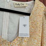 NWT Ruby Sky Floral Romper Orange Size 6 Photo 4