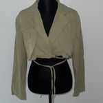Cropped Blazer Green Size L Photo 3