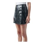ATM Vegan Leather Wrap Skirt Black 8 New Photo 1