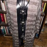 LuLaRoe  Sarah heathered brown L Duster sweater coat Photo 0