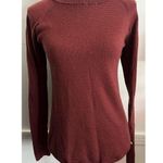 Lululemon • Sit In Lotus Merino Wool Sweater Garnet Red / Burgundy Savannah Photo 0