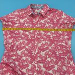 Foxcroft  Pink Floral Women's Button Down Botanical Dress Size 16 Photo 12