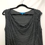 Derek Lam  For Design Nation Black & White Dress Womens S Draped Y2K Casual Mini Photo 5