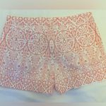 Elle Women's  Shorts  White and Orange Size 8 Photo 1