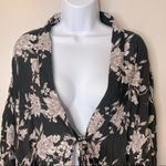 Spiritual Gangster  Black Floral Maya Kimono Photo 6