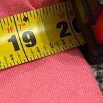 Denim & Co pink v neck short sleeve shirt L Size L Photo 4