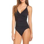 Tommy Bahama New.  black tummy control swimsuit. Normally $149. Size 6 Photo 5