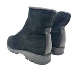 La Canadienne Tiana Boots Booties Suede Zip Front Black Size US 7.5 Photo 9